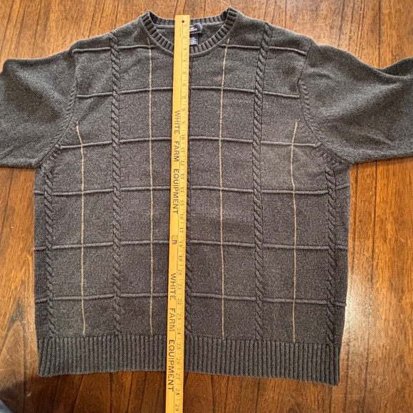 Dockers' 100% Cotton men's crew neck dark grey sweater size XL - Picture 13 of 13